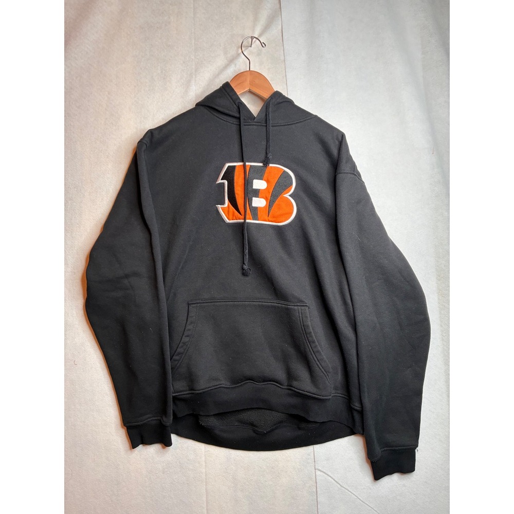 Aisdlin Cincinnati Bengals Hoodie Mens Black Embroidered Logo Pullover hoodie - Picture 1 of 8